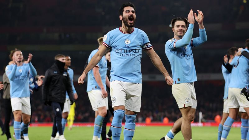 NextImg:Manchester City moves to the top of the Premier League with 3-1 victory against Arsenal | CNN