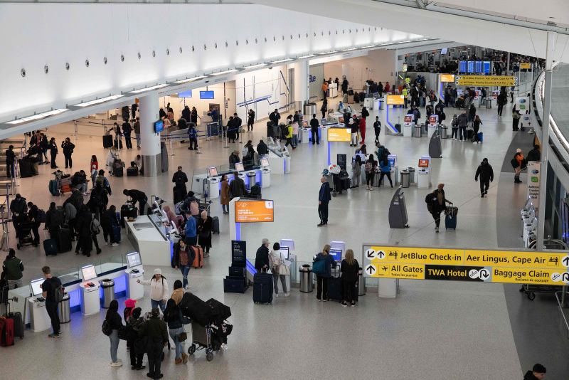 Full power restored to New York s JFK Airport Terminal 1 CNN