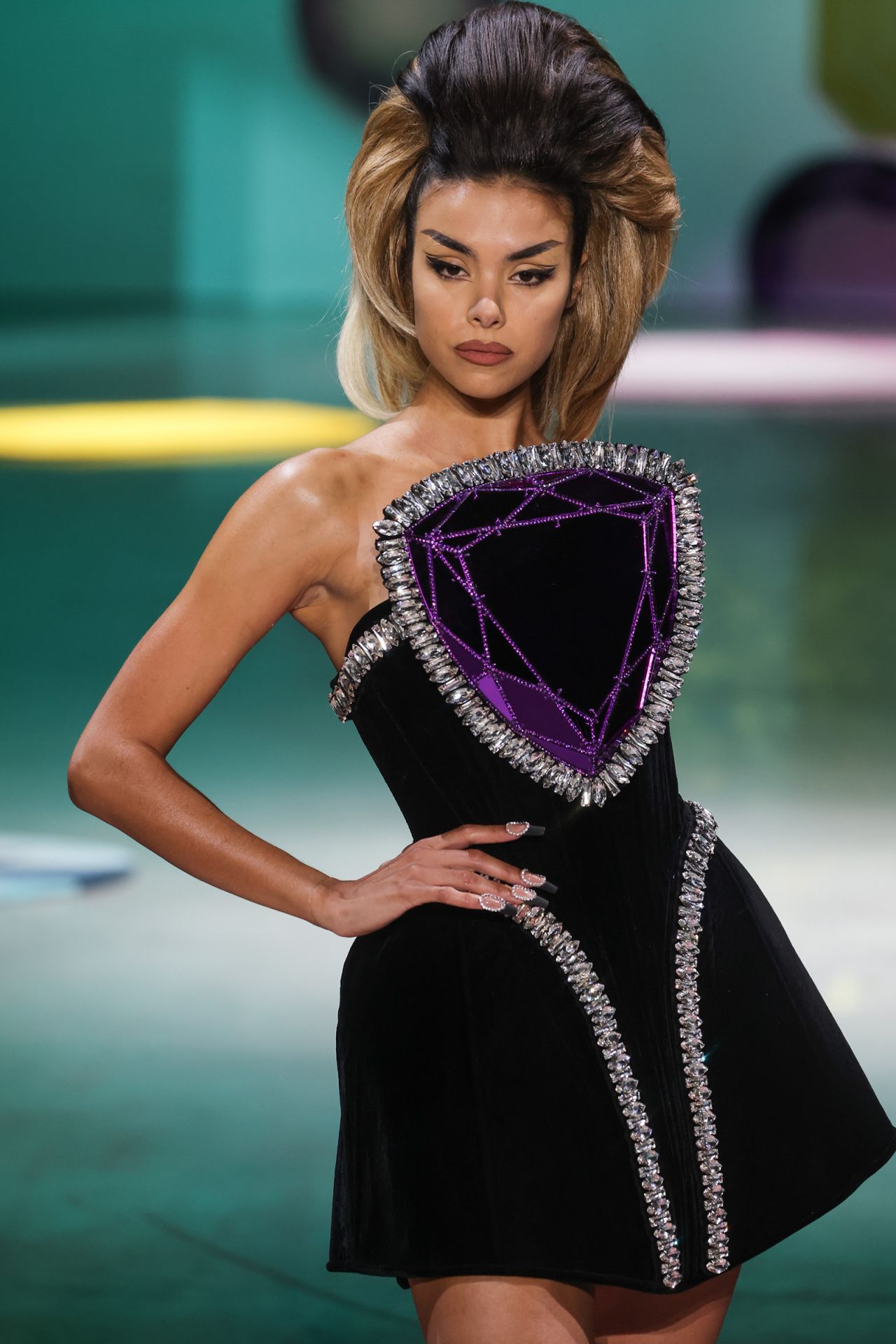 The Blonds collection was inspired by old Hollywood glamour.