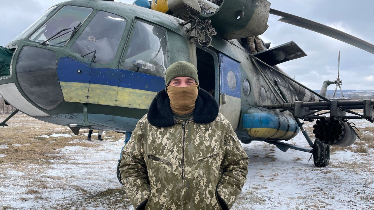Returning from a mission, Serhiy, a pilot with 22 years' experience, says Ukraine needs new attack helicopters and new jets with longer-range weapons so they can target Russia's air defense and jets.