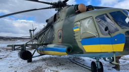 Many of the highly-experienced pilots in Ukraine's forces returned to the military from civilian life to take to the skies again after Russia's full-scale invasion on February 24, 2022. A younger generation of Ukrainain pilots are now learning alongside highly-experienced pilots on these helicopters, which are around 30 years old