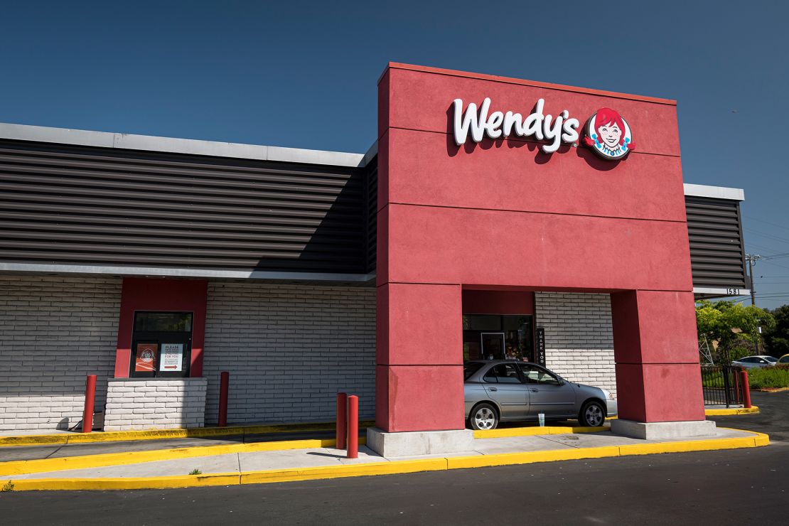 A Wendy's in 2020, an example of the modernization of fast-food design.