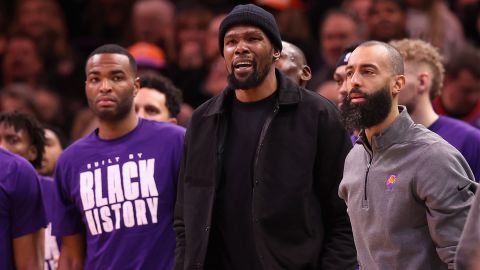 Kevin Durant will be hoping to help the Suns win their first NBA championship.