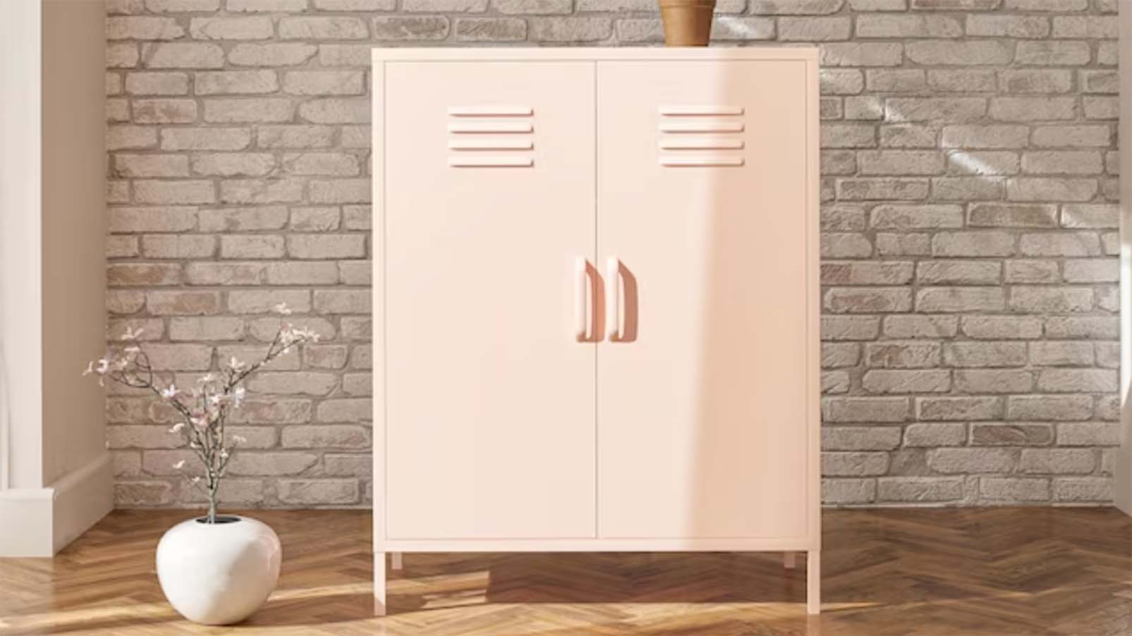 European Under Sink Storage Cabinet Locker for Bathroom, 2 Door