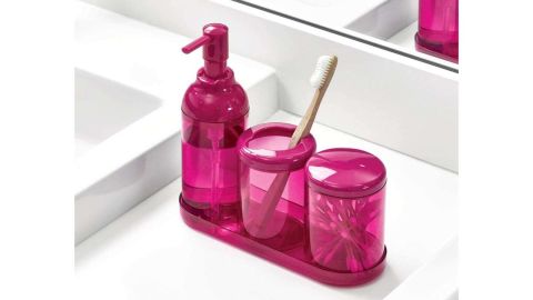 Amazon iDesign Soap Dispenser and Bathroom Organizer Set