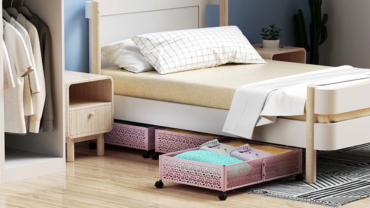 Amazon Phinox Under the Bed Storage Containers with Wheels
