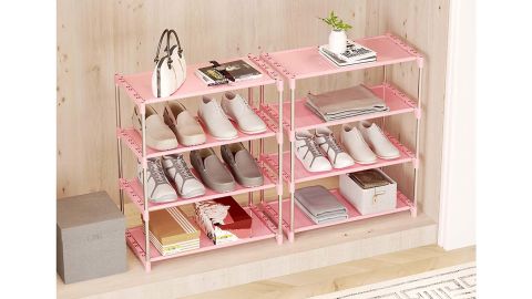 Amazon Hockmez 4 Tier Small Shoe Rack