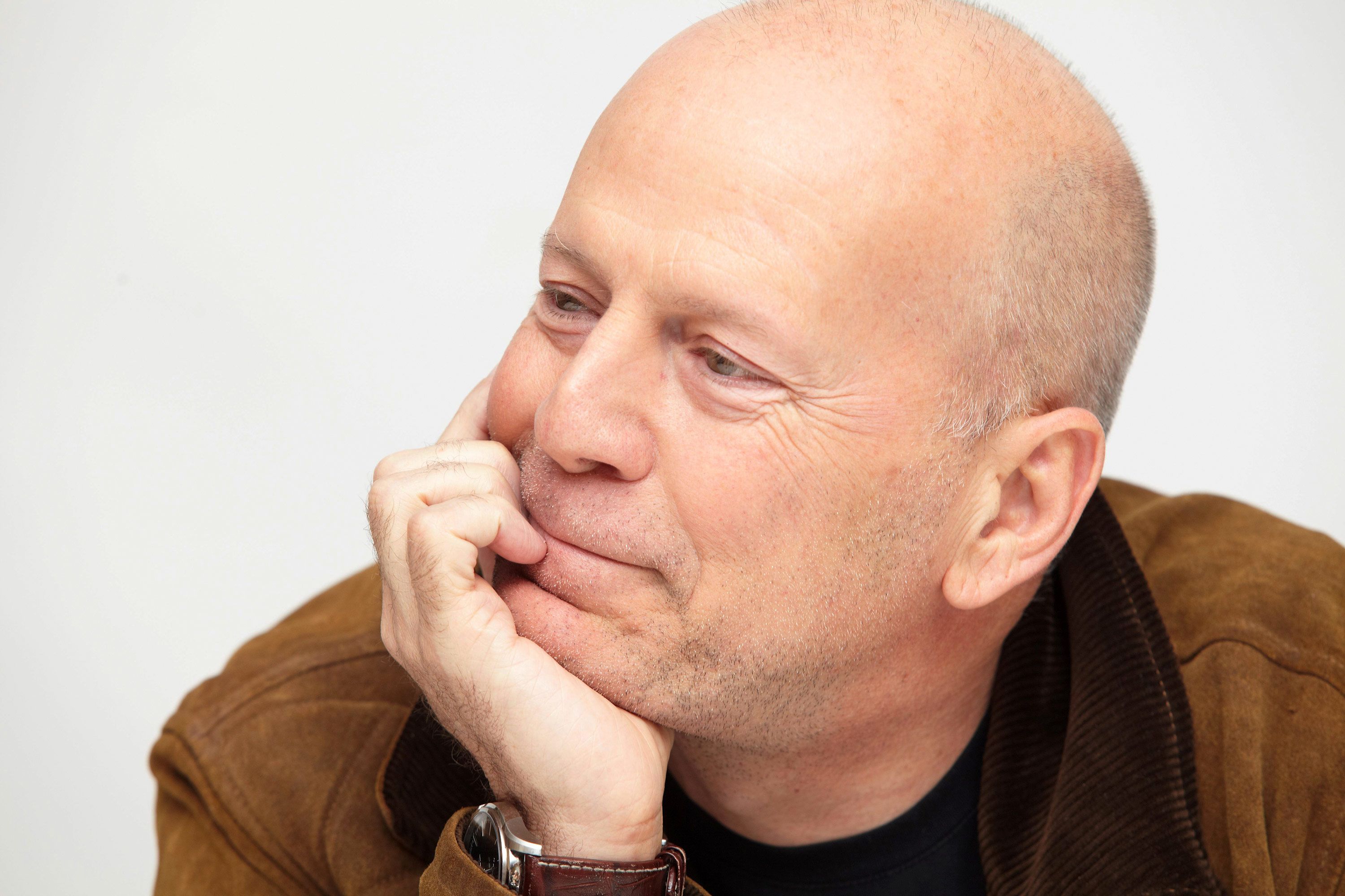 Bruce Willis attends a 2013 photo call for the film "A Good Day to Die Hard."