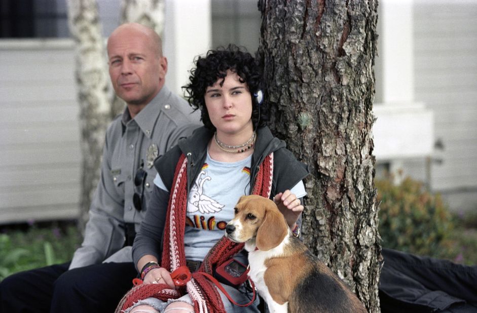 Willis and his daughter Rumer appear together in the 2005 film "Hostage."