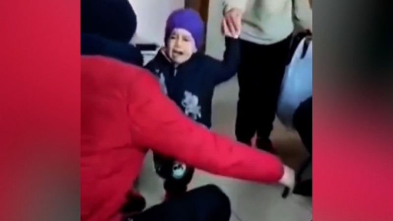 A dad and his child were separated after being pulled from rubble. See their emotional reunion | CNN