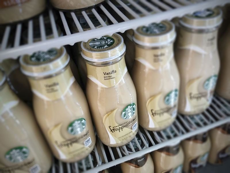 Starbucks vanilla on sale frappuccino bottle