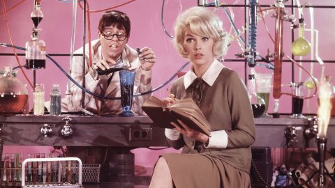 Jerry Lewis and Stella Stevens in
