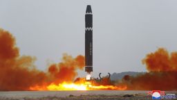 North Korea tested an intercontinental ballistic missile (ICBM) Saturday, February 18, 2023, in Pyongyang's Sunan area, North Korea, according to state news agency KCNA.
