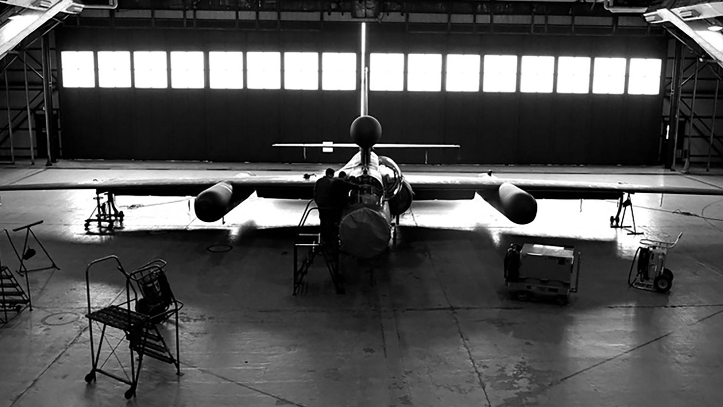 HISTORIC FIGHTER PLANES IN THE CLOUDS, Landscapes, Black & White