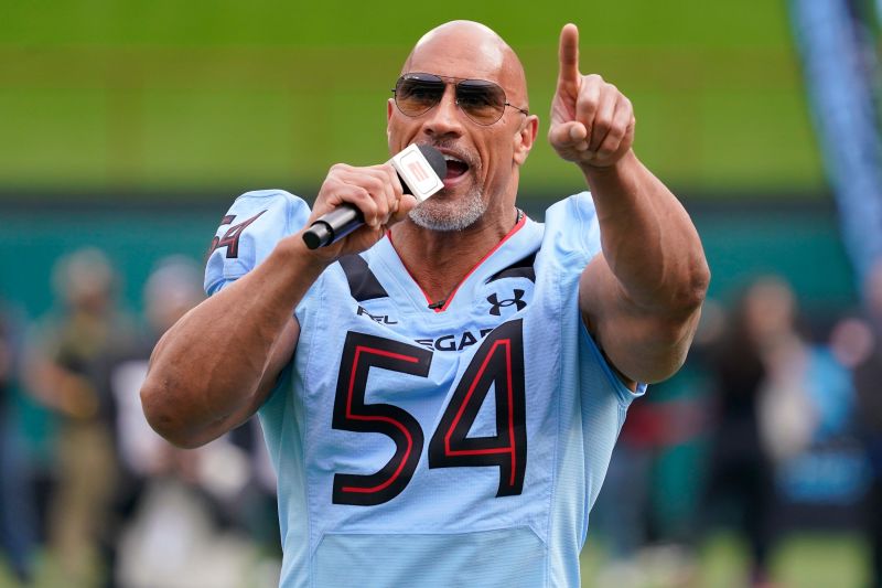 Dwayne johnson store xfl