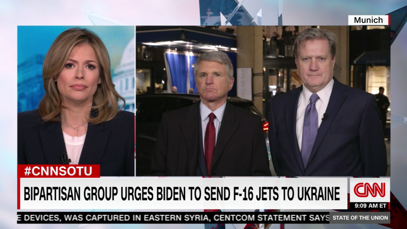 GOP Rep. McCaul: ‘I hope’ Biden administration gives Ukraine F-16s | CNN Politics