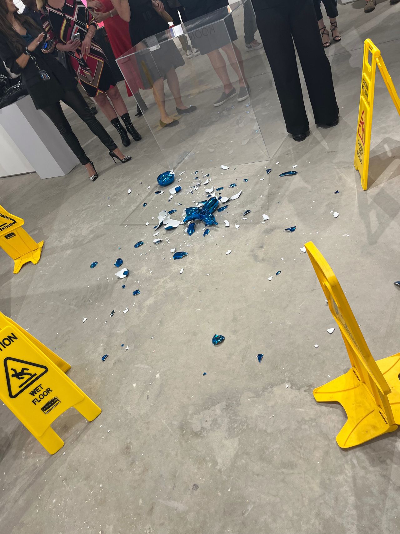 Bel-Air Fine Art was displaying the sculpture as part of its booth at Art Wynwood in Miami.