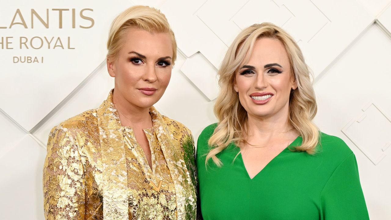 (From left) Ramona Agruma and Rebel Wilson, seen here in January 2023, are engaged. 