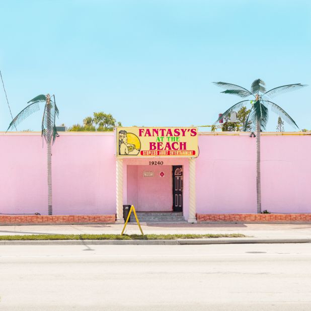 Fantasy at the Beach, an establishment in Fort Myers, Florida. Scroll through to see more images from François Prost's series "Gentlemen's Club"