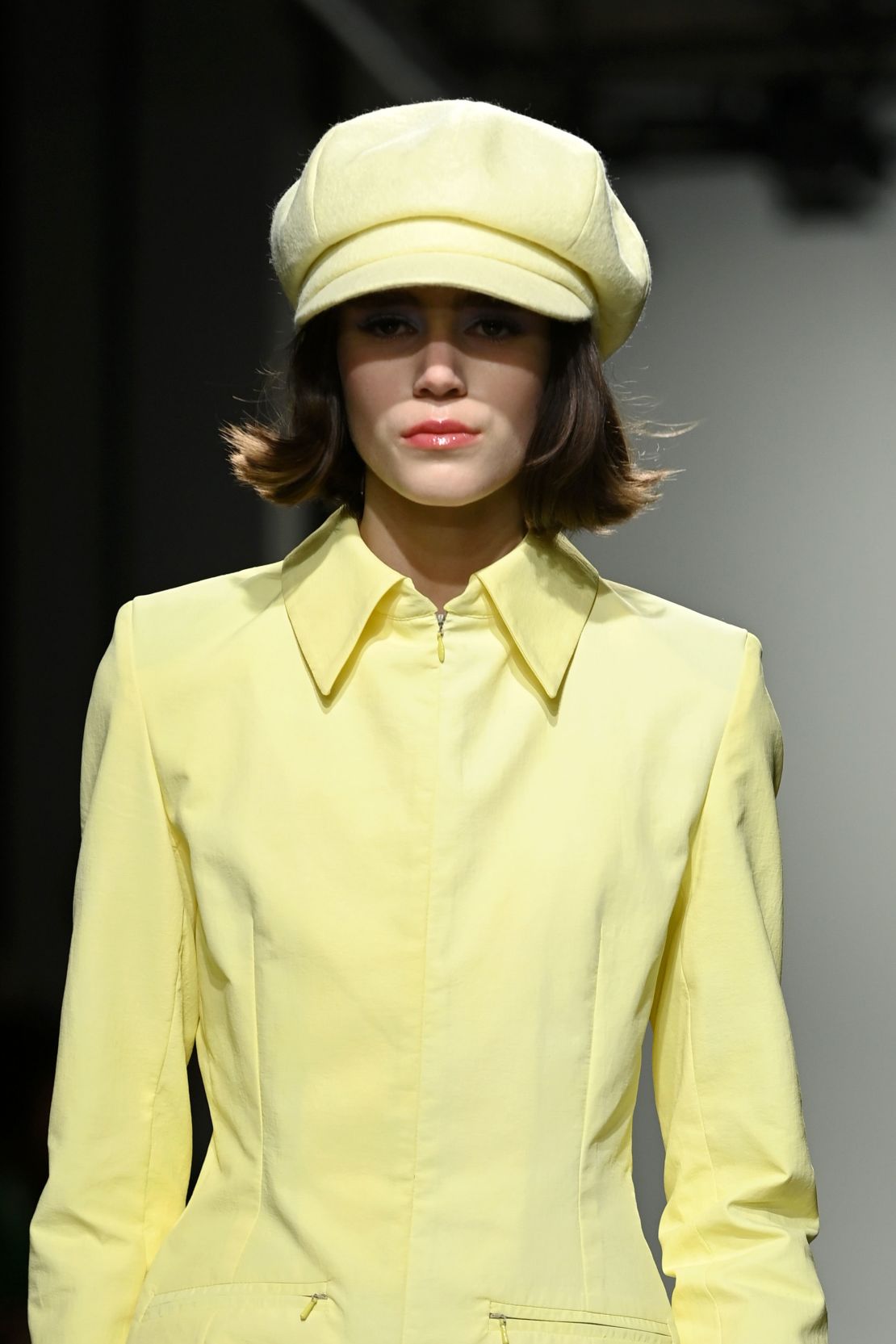 A buttercup yellow look from Connor Ive's latest collection.