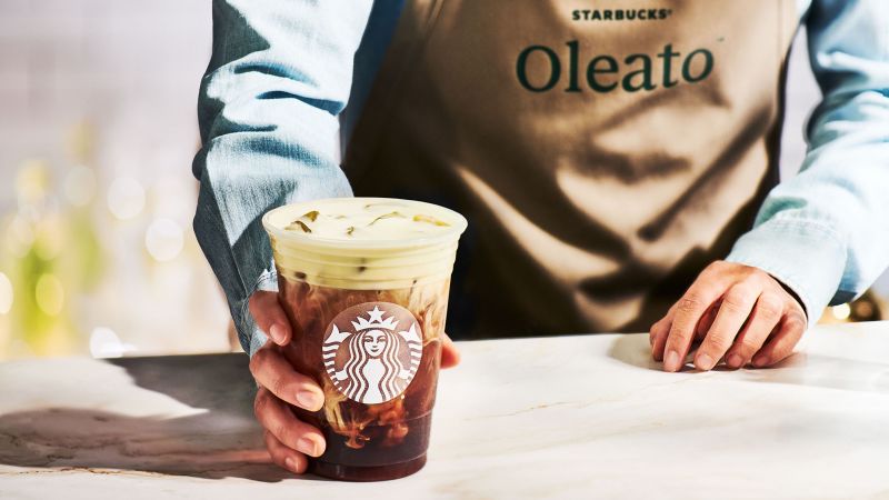 Starbucks’ new drinks have a spoonful of olive oil in every cup | CNN Business