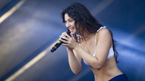 Gracie Abrams performs at the Osheaga Music and Arts Festival at Parc Jean-Drapeau on July 31, 2022 in Montreal, Quebec. 