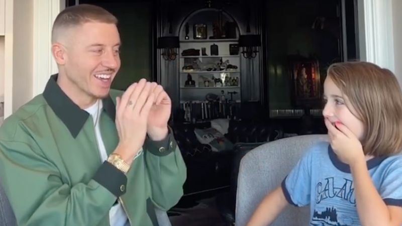 NextImg:Macklemore recruits 7-year-old daughter Sloane to direct 'No Bad Days' music video | CNN
