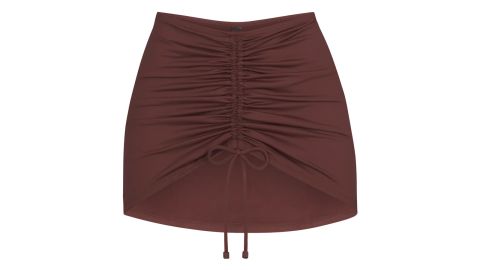 skims swim ruched skirt cnnu