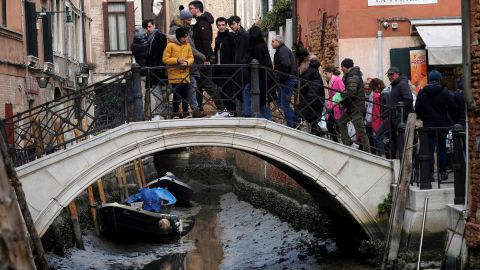 Venice canals run dry amid fears Italy faces one other drought