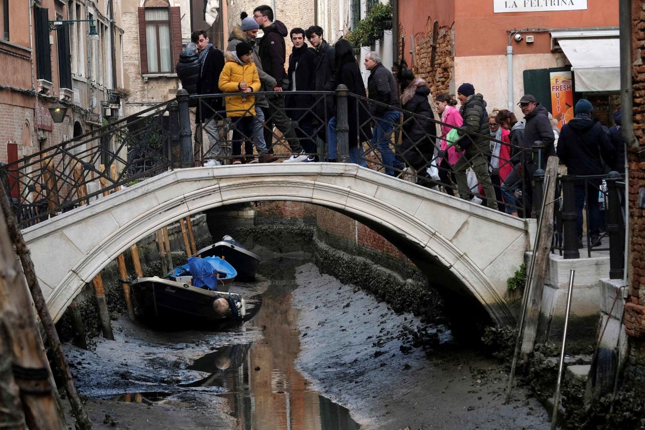 Venice canals run dry amid fears Italy faces another drought CNN