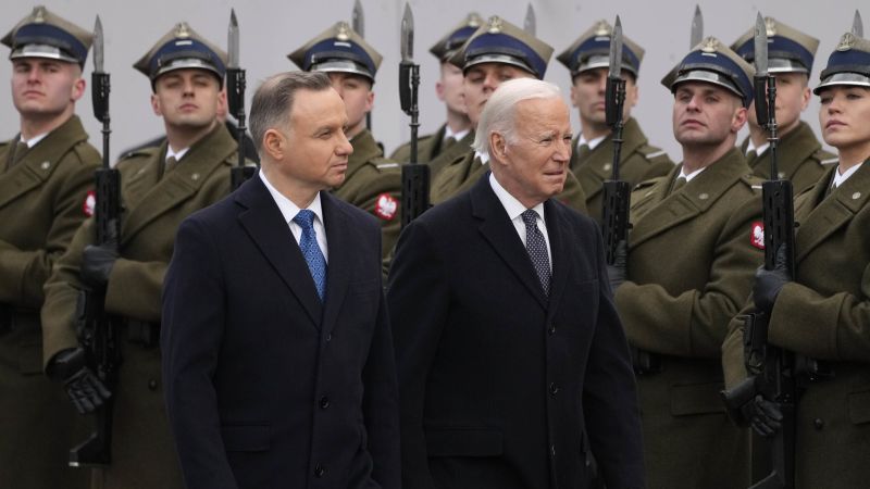 Biden set for latest symbolic clash with Putin after surprise Ukraine trip | CNN Politics