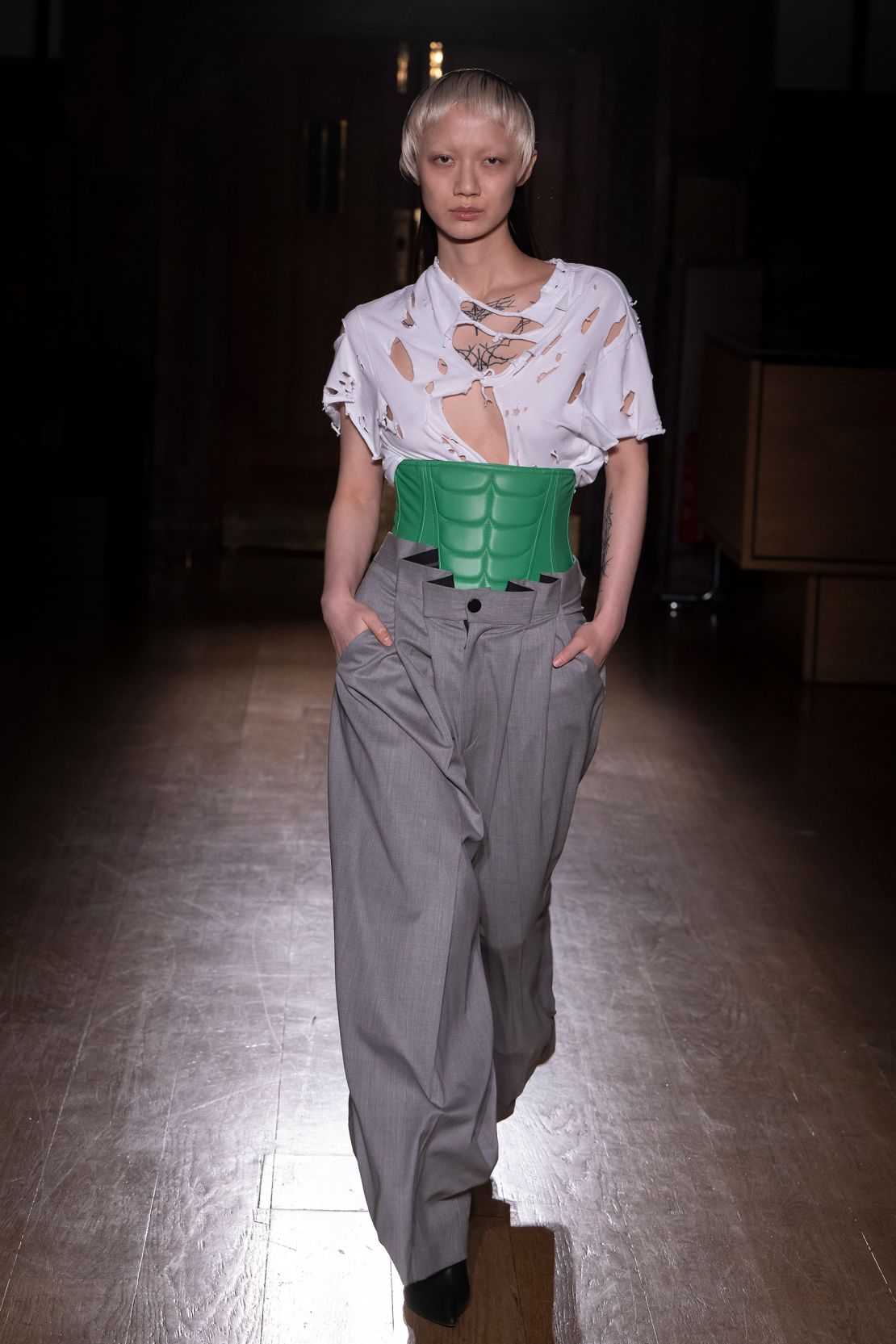 London Fashion Week highlights: Baby bumps, inflatable trousers and ...