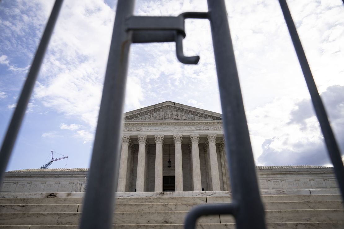 A view of the U.S. Supreme Court on February 21, 2023 in Washington, DC. Oral arguments took place this week in Gonzalez v. Google, a landmark case about whether technology companies should be liable for harmful content their algorithms promote.