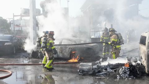 Two people were pronounced dead at the scene, MDFR said.