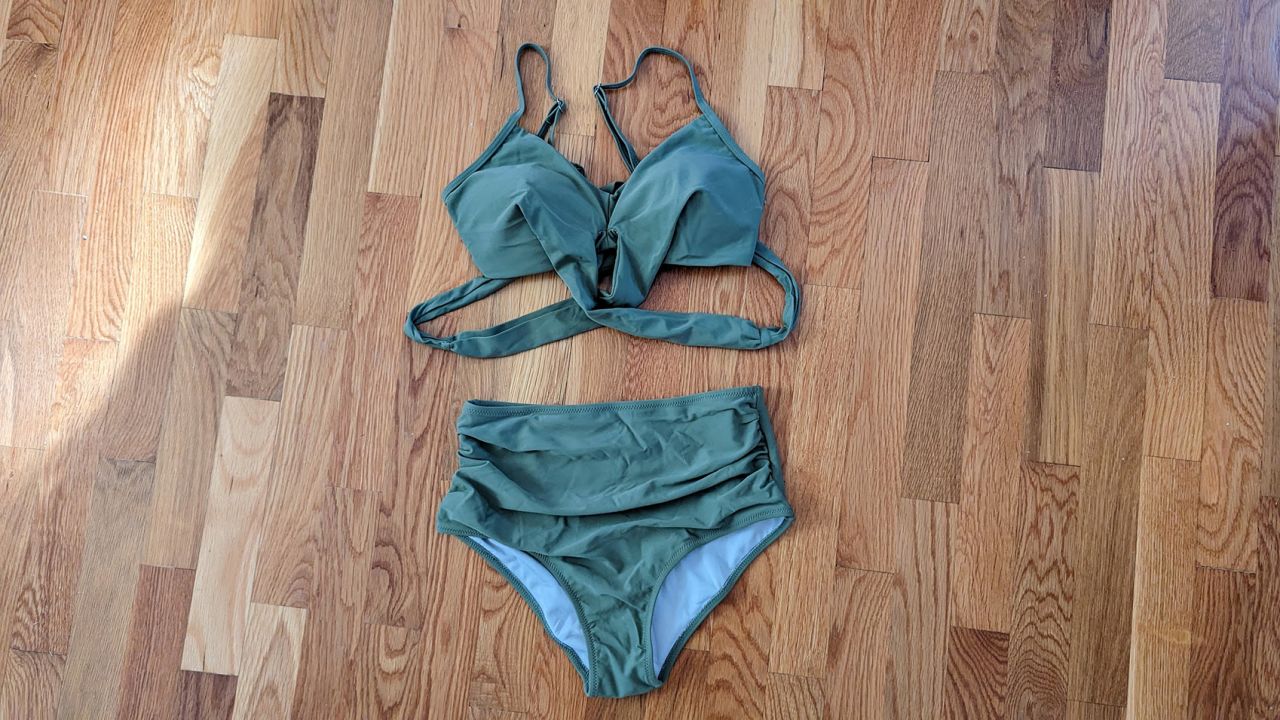 Women's Green Swimwear & Beachwear, Bikini Sets