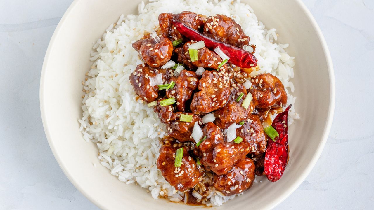 General Tso's chicken was invented by Peng Chang-kuei in Taiwan.