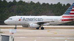 An American Airlines Group planes arrives at Raleigh-Durham International Airport (RDU) in Morrisville, North Carolina, U.S., on Thursday, Jan. 20, 2022. For the third time in less than two months, the U.S. aviation system on Tuesday faced the threat of widespread flight disruptions over potential 5G interference, only to get a temporary reprieve. Photographer: Al Drago/Bloomberg via Getty Images