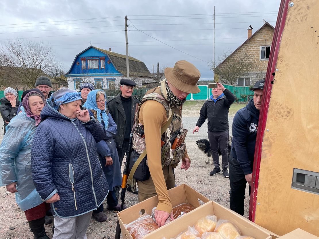 Fursin and Arieva turned to volunteering once they left the force, distributing humanitarian aid in newly liberated areas.