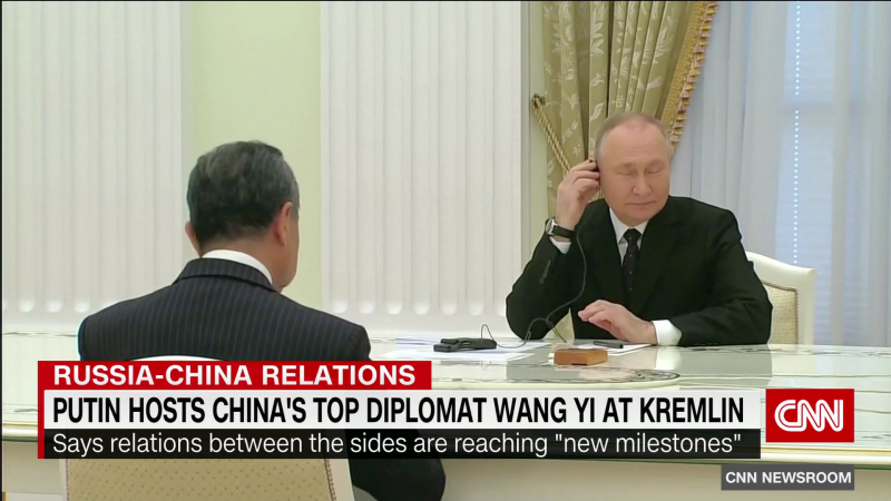 Putin hosts China’s top diplomat Wang Yi at Kremlin | CNN