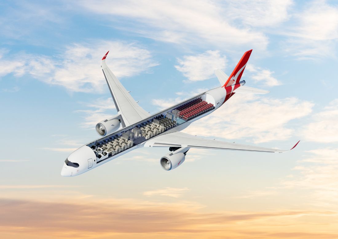 Qantas Reveals New A350 First And Business Class Cabins Photos Cnn 7021