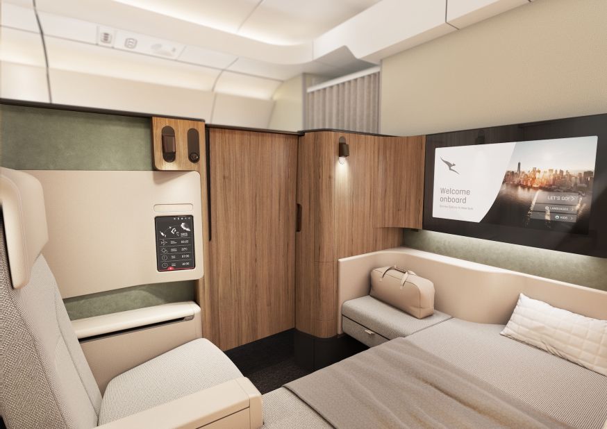 <strong>Mini hotel:</strong> The airline says First Suite customers will "feel like they are in a mini boutique hotel." 