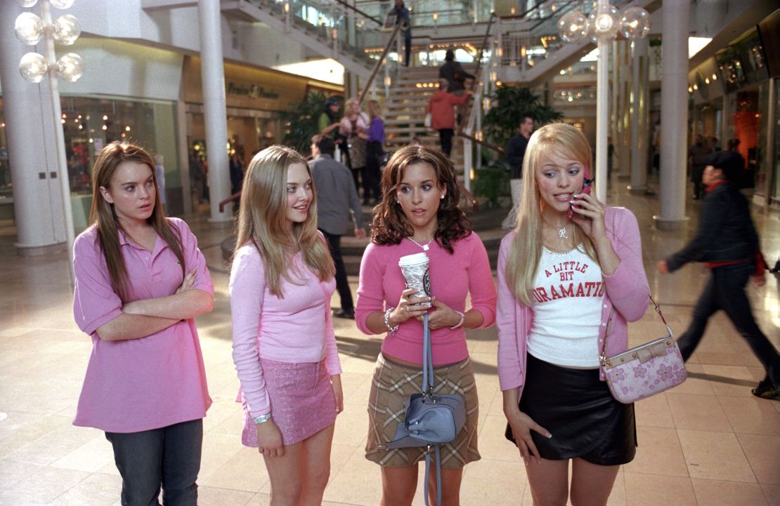 Lindsay Lohan, Amanda Seyfried, Lacey Chabert and Rachel McAdams in "Mean Girls" - 2004