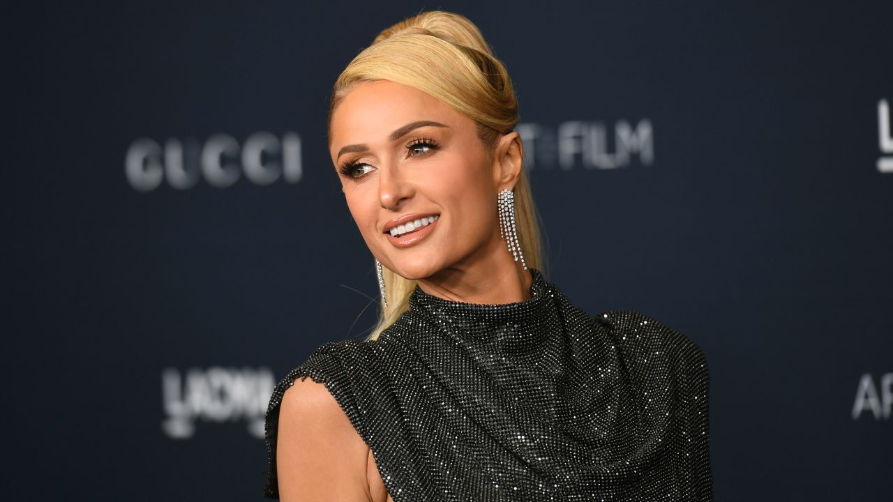 Paris Hilton, here in 2022, has shared the name of her first child.