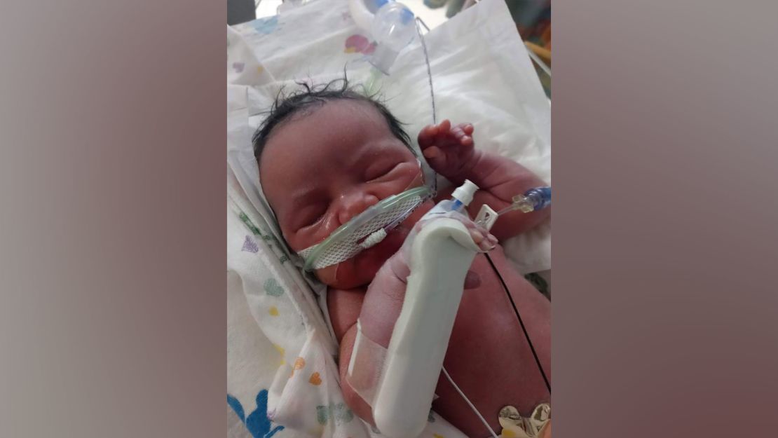 Danae Johnson's granddaughter, Venus, was treated in the neonatal intensive care unit.