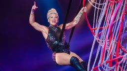 Pink, performing here in 2019, talks about her new album and tour in a new interview with Chris Wallace.