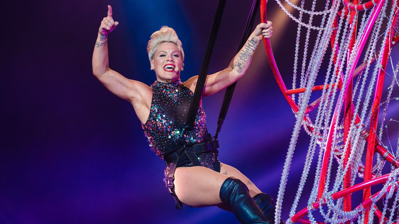 Pink, performing here in 2019, talks about her new album and tour in a new episode of 