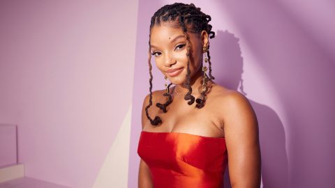 Halle Bailey, seen here during D23 2022 in September in Anaheim, California.