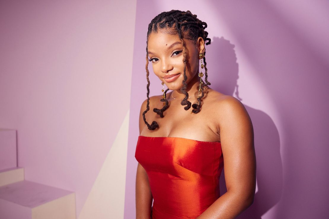 Halle Bailey, seen here during D23 2022 in September in Anaheim, California.