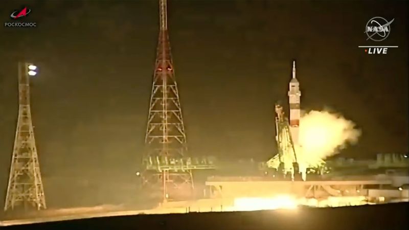 Soyuz MS-23: Russia launches replacement spacecraft for cosmonauts after coolant leaks