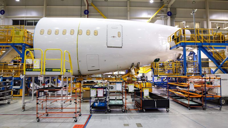NextImg:Boeing forced to halt 787 Dreamliner deliveries once again | CNN Business
